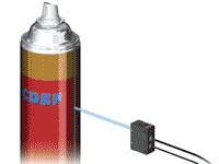 sensor de cor união aerossol